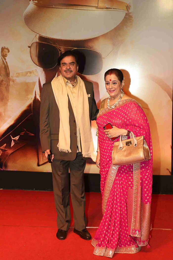 Sonakshi's parents Shatrughan and Poonam Sinha arrived together.