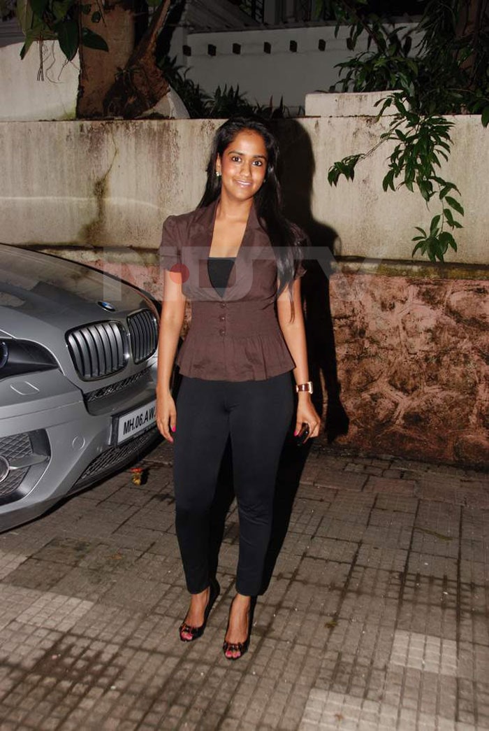 Stars at the special screening of <i>Dabangg</i>