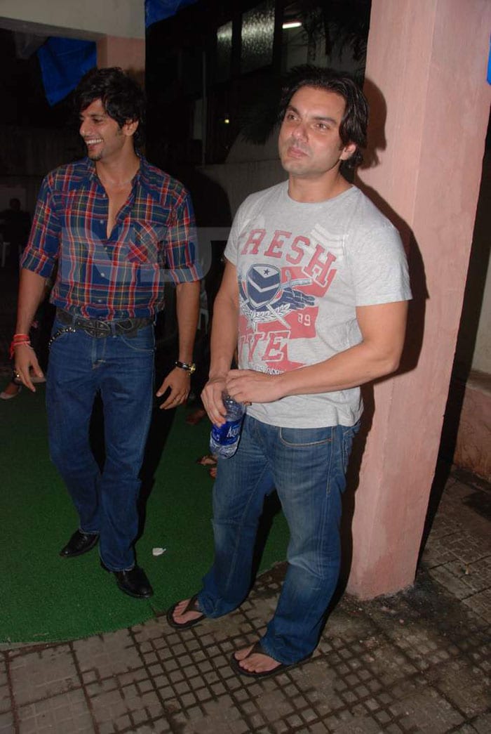 Stars at the special screening of <i>Dabangg</i>