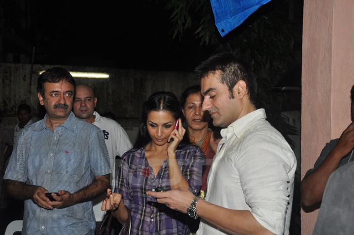 Stars at the special screening of <i>Dabangg</i>