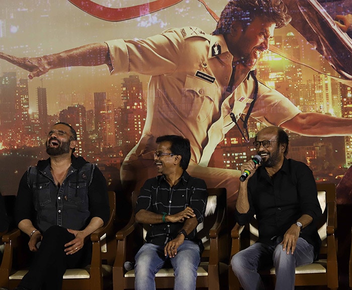 Rajinikanth Launches Darbar Trailer With Suniel Shetty And Prateik Babbar