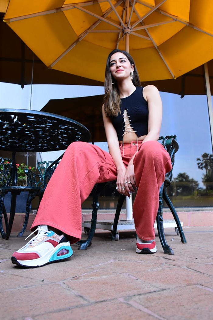 Ananya Panday made a statement in risque; top and pants