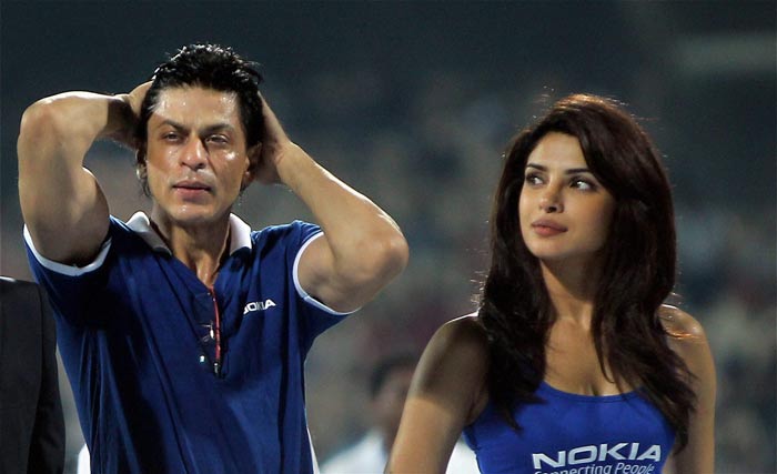 Priyanka, SRK at Champions League finals