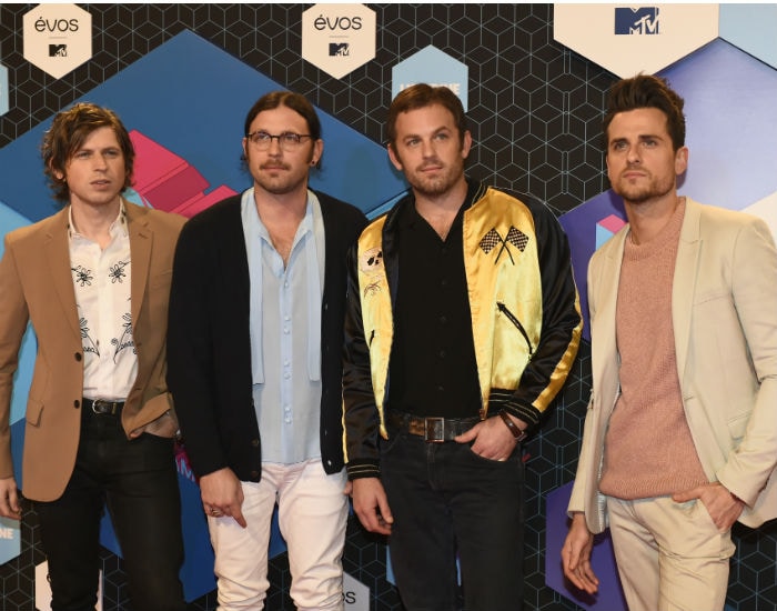 American band Kings of Leon were in unison.