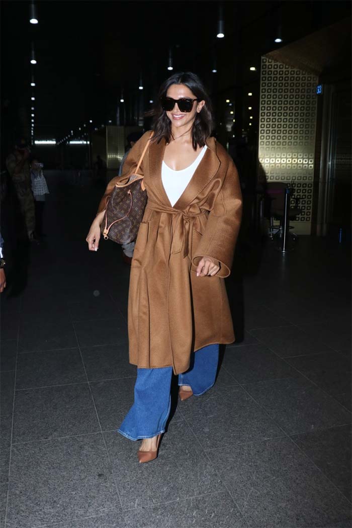 Deepika Padukone Amps Up Her Airport Look