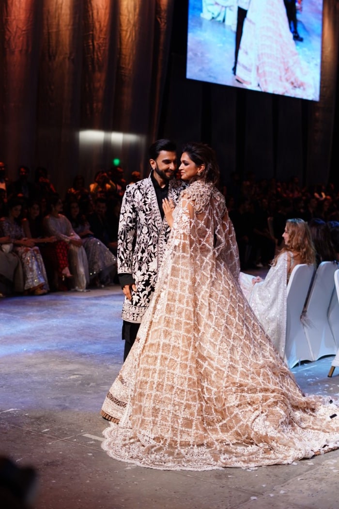 Deepika Padukone And Ranveer Singh"s Runway Debut