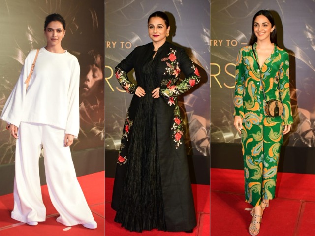 Deepika Padukone, Kiara Advani, Vidya Balan Watch </i>Last Film Show</i>