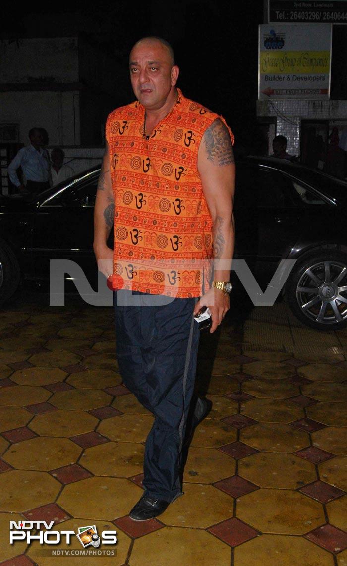 Sanju, Maanyata at Chattur Singh Two Stars screening