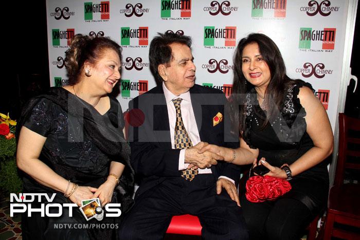 Dilip Kumar at restaurant launch