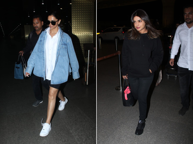 We Love Deepika Padukone And Priyanka Chopra's Airport Looks