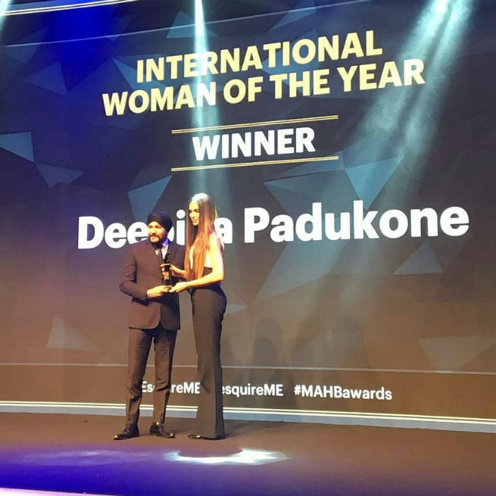 Deepika Padukone Channels Her Inner Serena Unger in Dubai
