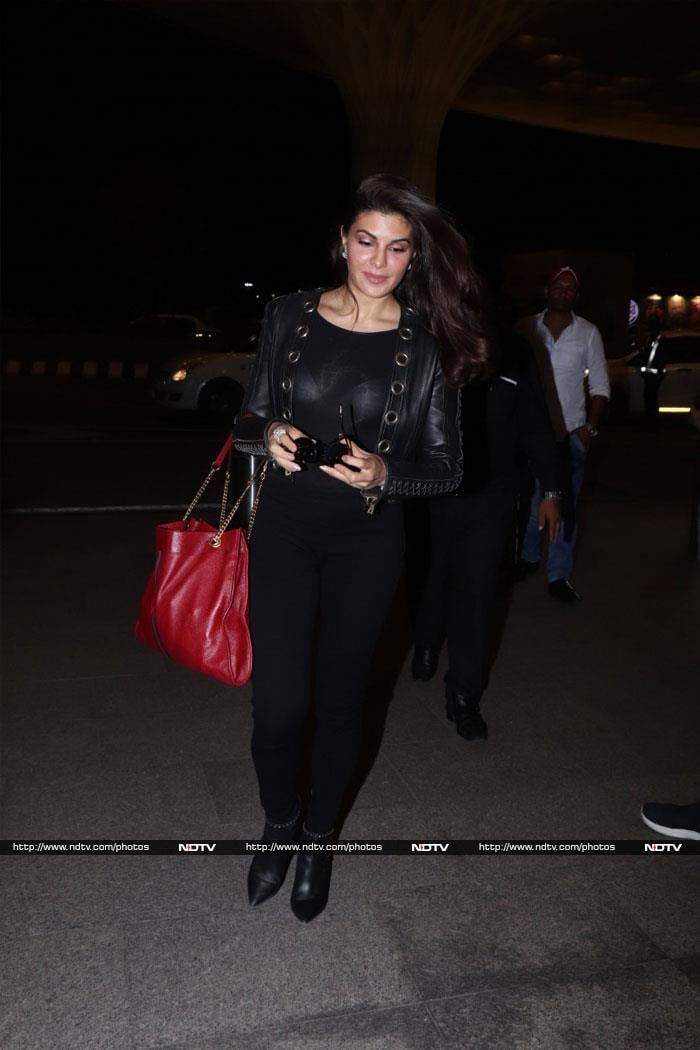 Deepika Padukone And Jacqueline Fernandez: Happy Faces At A Busy Airport