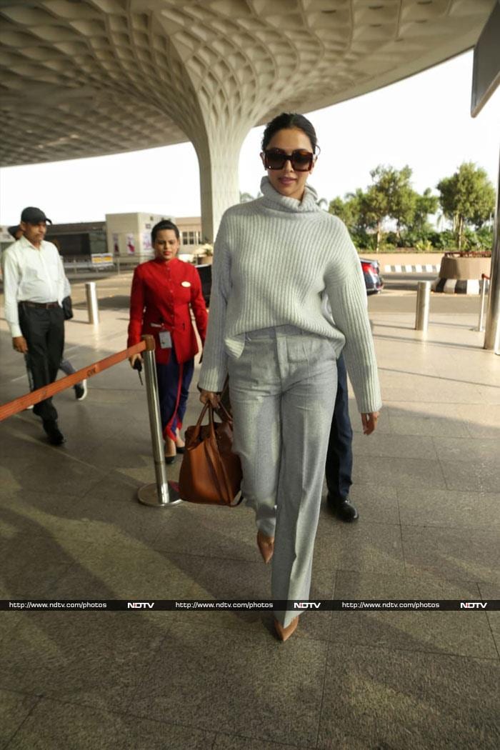 Deepika Padukone And Jacqueline Fernandez: Happy Faces At A Busy Airport