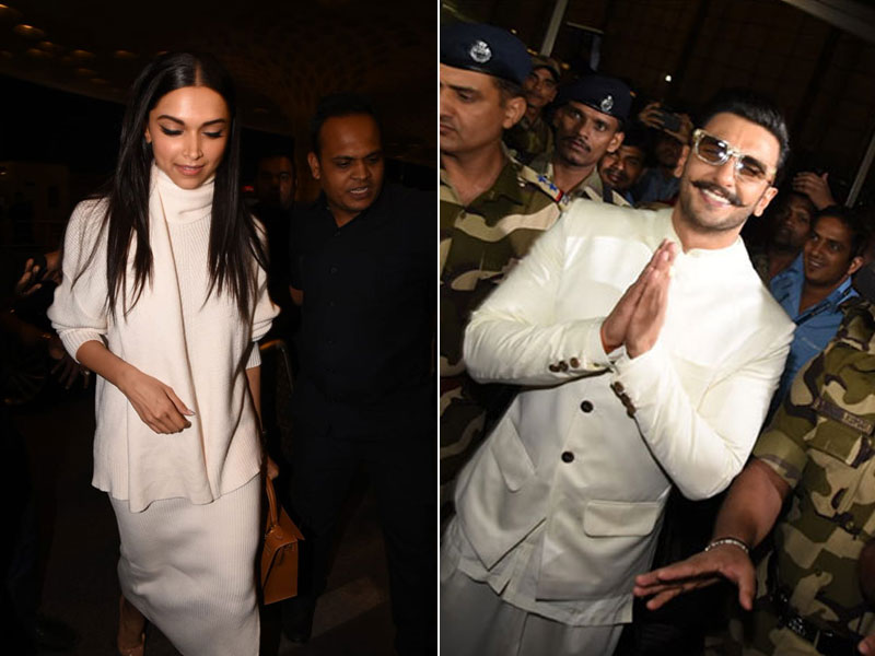 Deepika Padukone And Ranveer Singh Fly For Their Wedding