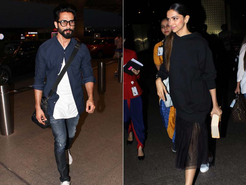 एयरपोर्ट पर दीपिका पादुकोण का स्‍टाइलिश लुक