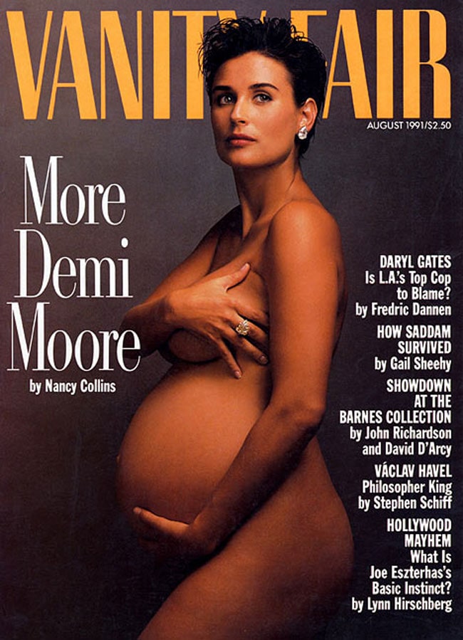 Demi Moore Cartoon Porn - Demi Moore's shocking new airbrushed images