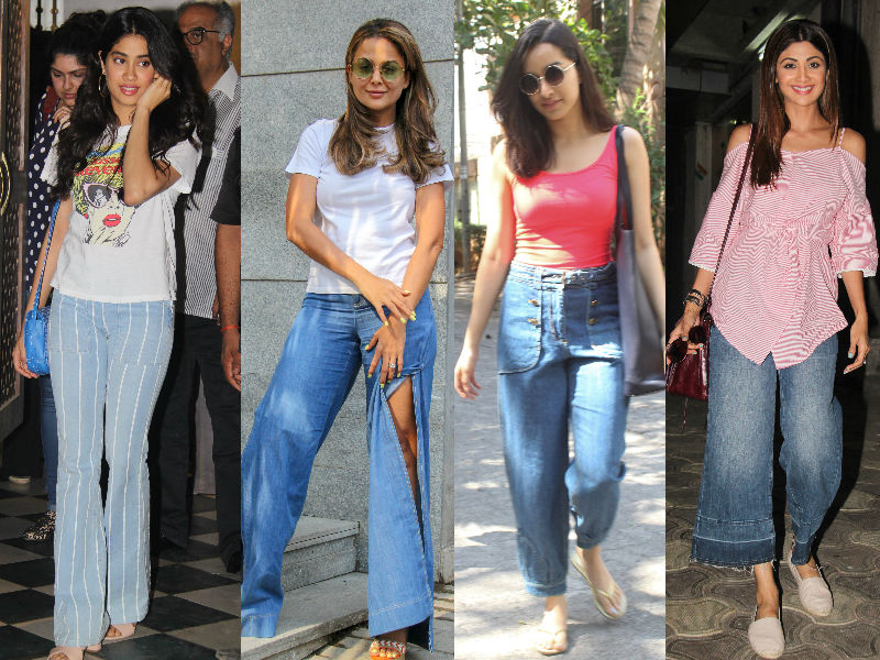 Tippy Tippy Tap Whose Denims Do You Want - Janhvi, Amrita, Shraddha, Shilpa?