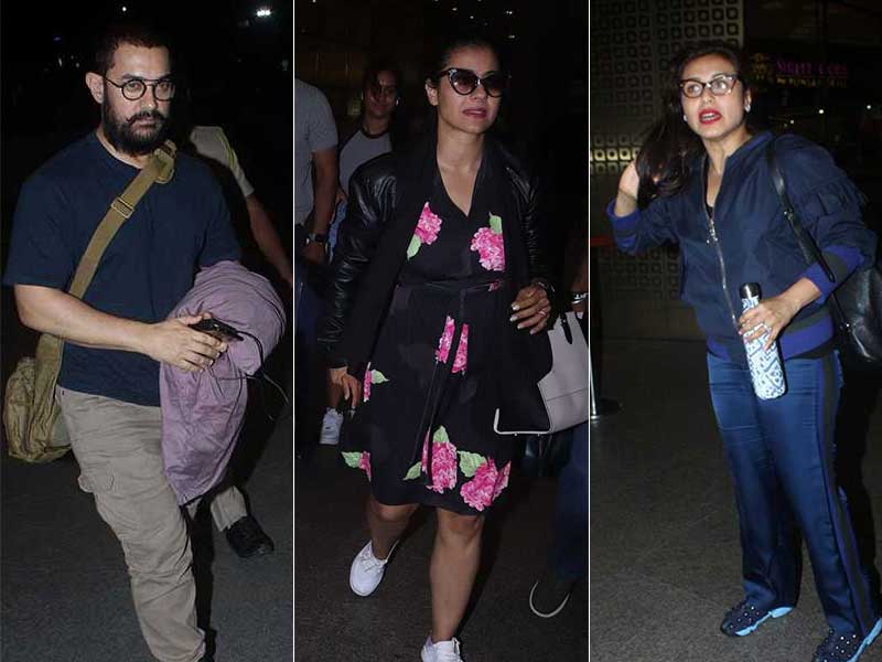 Devgns, Rani, Aamir And Others Made Mumbai Airport A Star-Studded Affair