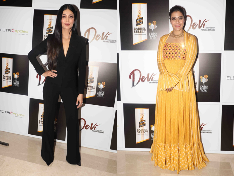 The Power Of The <I>Devi</I>s Displayed By Kajol And Shruti Haasan The Power Of The <I>Devi</I>s Displayed By Kajol And Shruti Haasan