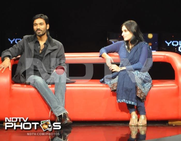 Kolaveri couple Dhanush, Aishwarya at NDTV