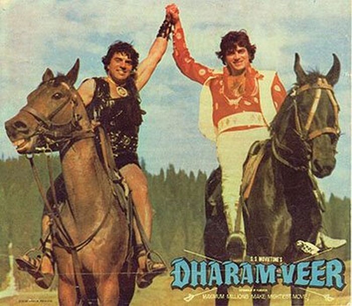 Dharmendra's Bollywood journey continued with <i>Dream Girl</i> (1977), <i>Dharam Veer</i> (1977) and <i>Chacha Bhatija</i> (1977).