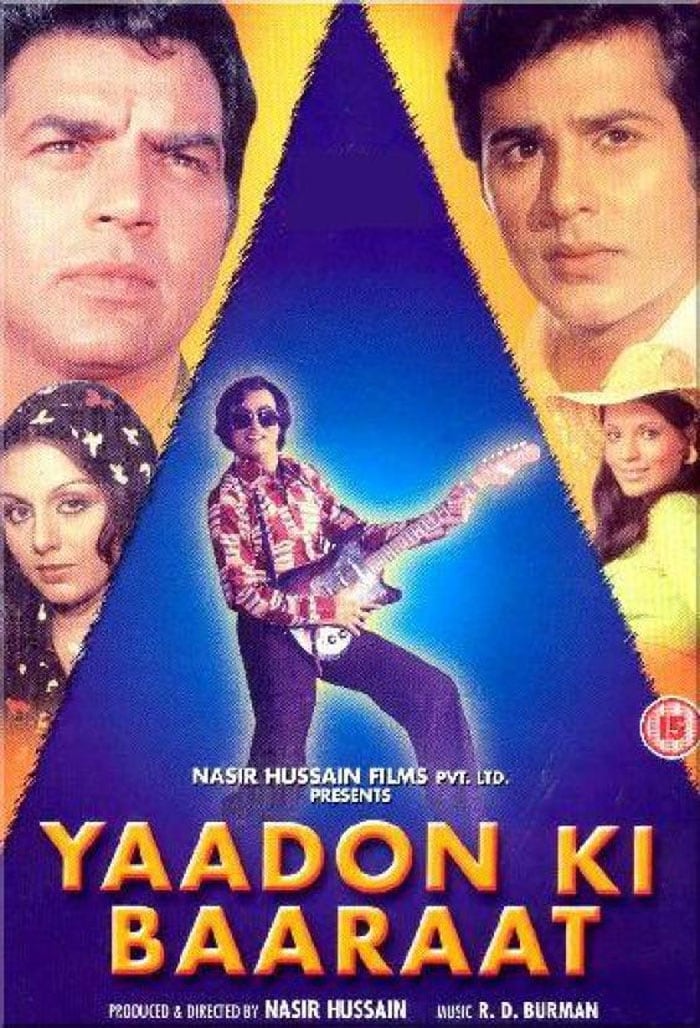 In 1973, Dharmendra featured in the musical blockbuster <i>Yaadon Ki Baaraat</i>. The film also starred Zeenat Aman, Vijay Arora and Tariq Khan.