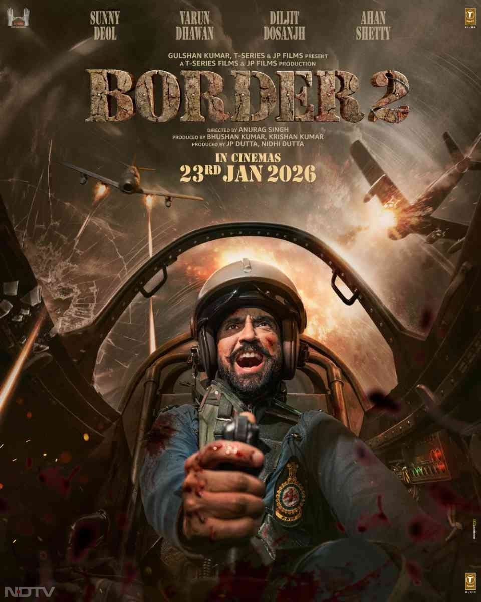 'बॉर्डर 2' साल 1997 की क्लासिक बॉर्डर का सीक्वल है. अनुराग सिंह के निर्देशन में सनी देओल फिर से लीड रोल में हैं. साथ में वरुण धवन, दिलजीत दोसांझ और अहान शेट्टी हैं. यह 1971 की जंग पर आधारित वॉर फिल्म है. फिल्म साल 2026 में रिलीज होगी.