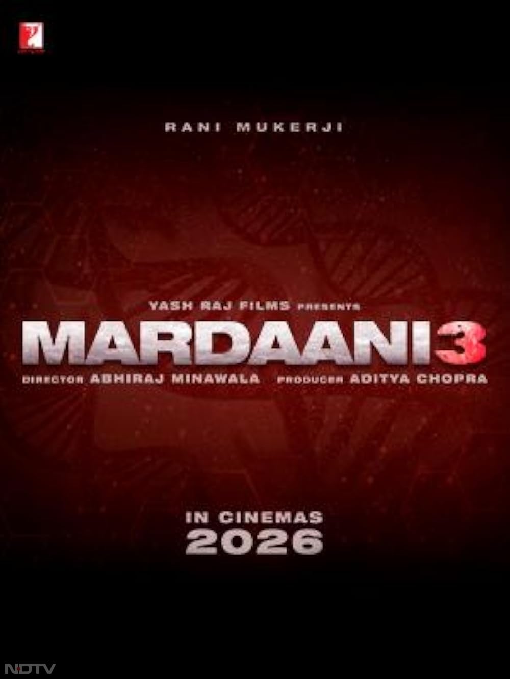 फरवरी में रानी मुखर्जी की 'मर्दानी 3' रिलीज होगी. अभिराज मिनावाला निर्देशित इस क्राइम थ्रिलर में रानी फिर से शिवानी शिवाजी रॉय का रोल निभाएंगी. यह फ्रैंचाइजी का सबसे डार्क चैप्टर बताया जा रहा है.