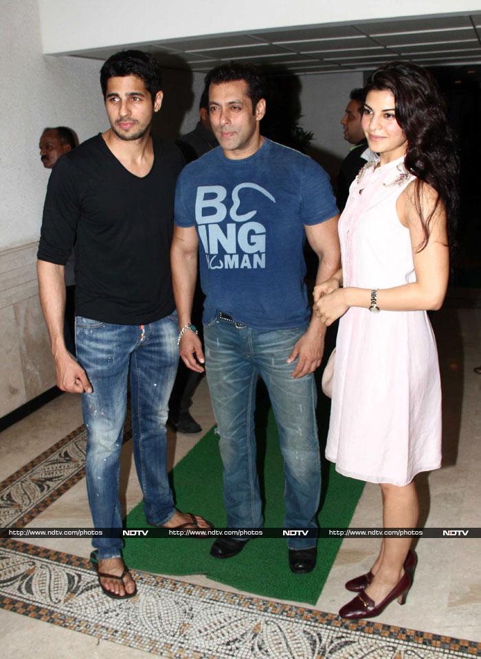 Never Too Early For a Party: Salman, Jacqueline, Sidharth