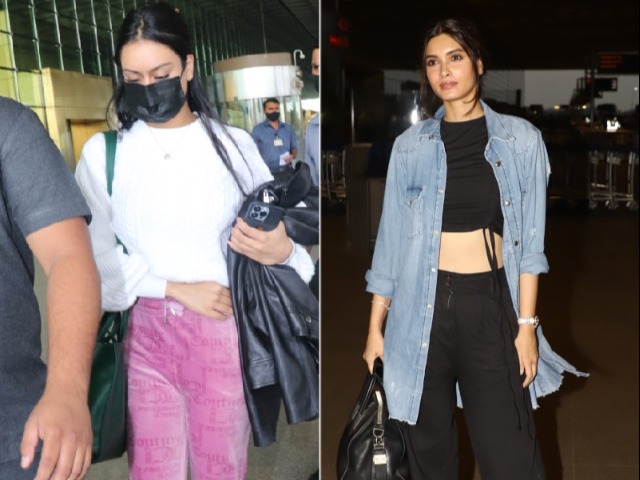 Diana Penty And Nysa Devgn Slay Airport Look Diana Penty And Nysa Devgn Slay Airport Look
