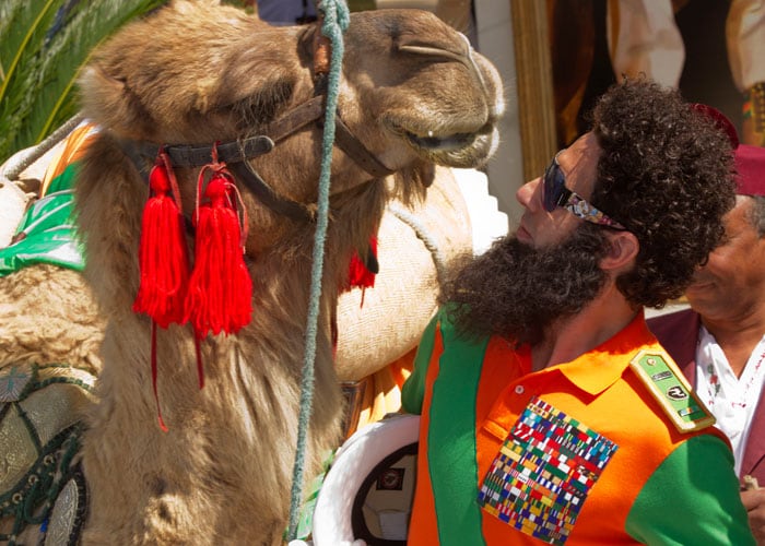 The Dictator brings his camel to Cannes