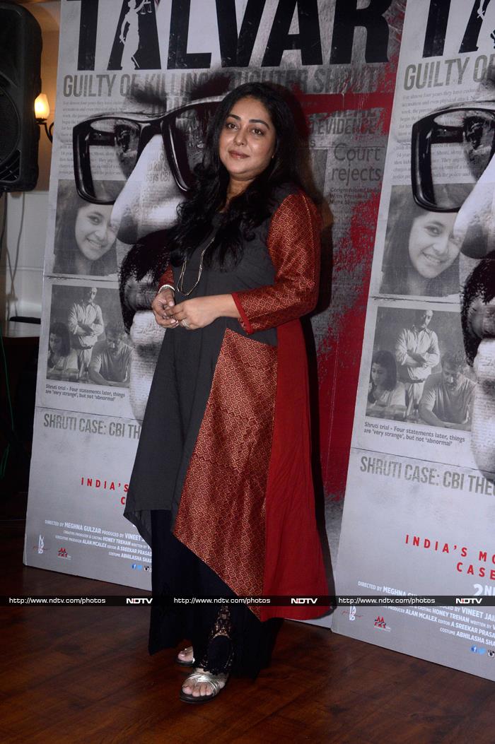 At the other end of the city, filmmaker Gulzar's daughter, Meghna, launched a new promo of her upcoming film <i>Talvar</i>, which features Konkona Sen Sharma, Neeraj Kabi and Irrfan Khan in pivotal roles. <i>Talvar</i> is based on Aarushi Talwar murder case.