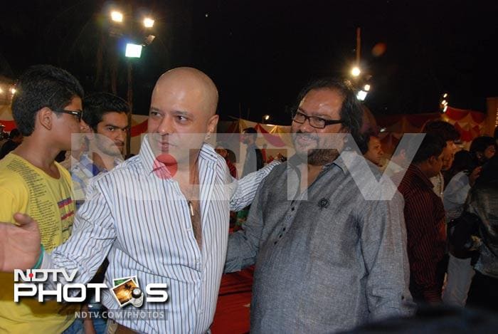 Naved Jaffrey along with music director, Ismail Darbar at the function.<br><br> Coming Up: Diya Mirza at an event.