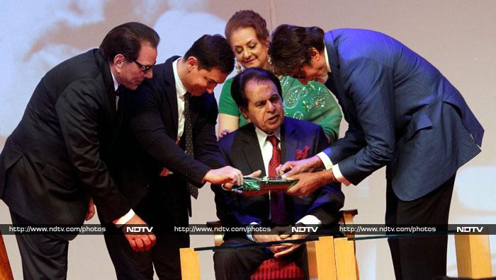 Dilip Kumar's biography <i>The Substance And The Shadow</i> was launched at a star-studded event in Mumbai last year.<br><br>We wish Dilip <i>saab</i> a very happy birthday and a great year ahead.