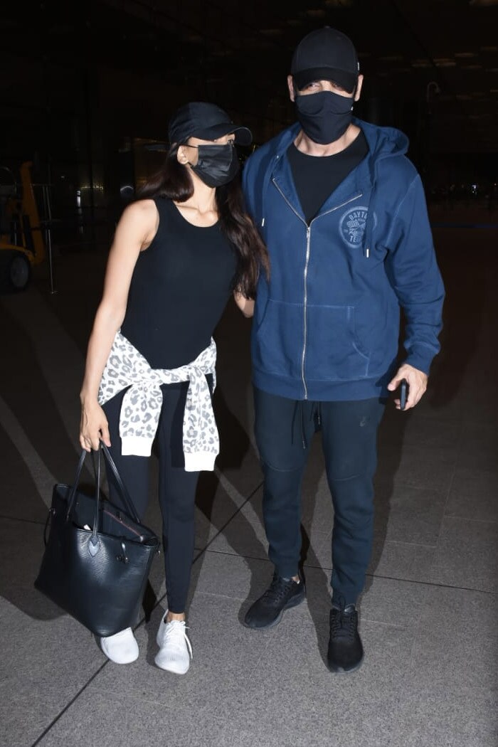 John Abraham along with his wife Priya Runchal posed happily for the camera.