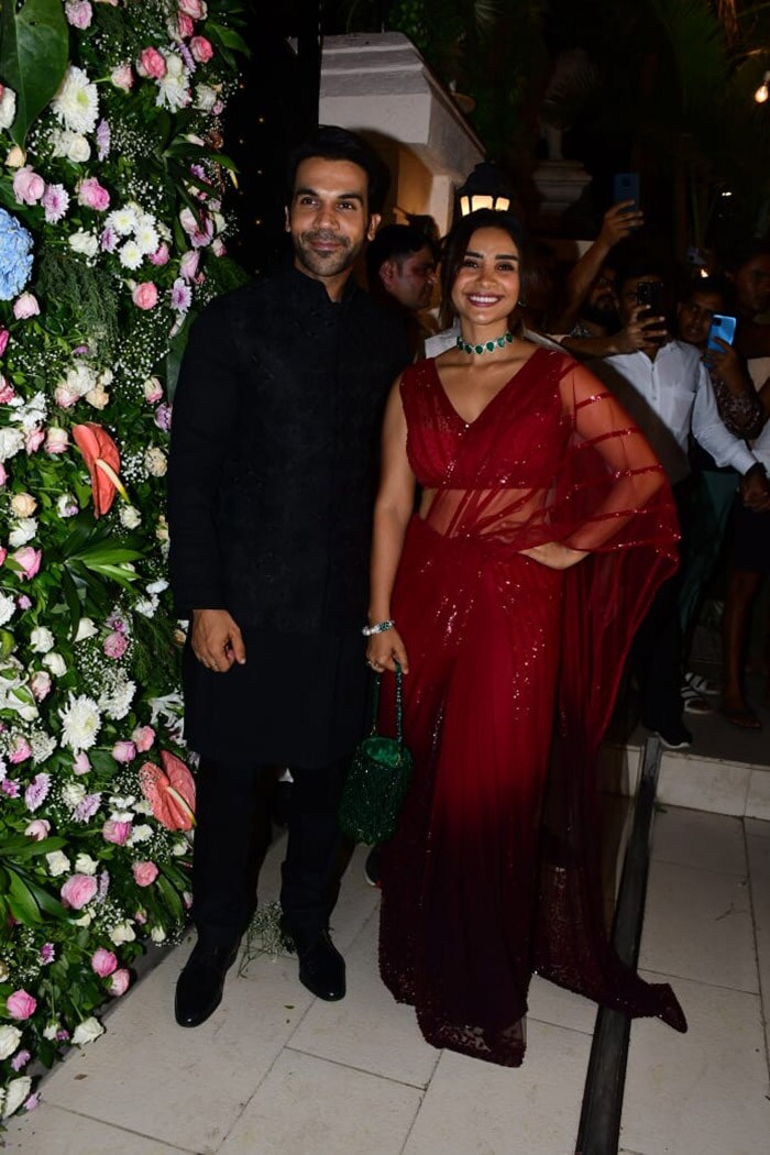 Rajkummar Rao posed with his wife Patralekhaa. (Image Courtesy: Varinder Chawla)