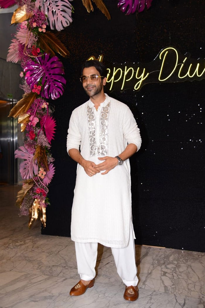 Rajkummar Rao arrived at Krishan Kumar's Diwali party. (Image Courtesy: Instagram)