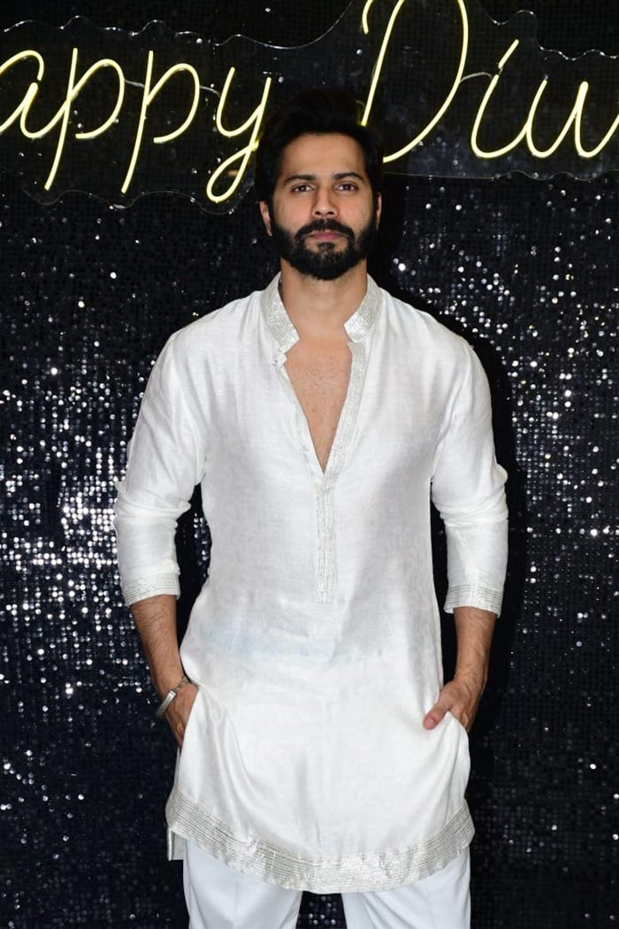 Varun Dhawan opted for an all-white ensemble. (Image Courtesy: Instagram)