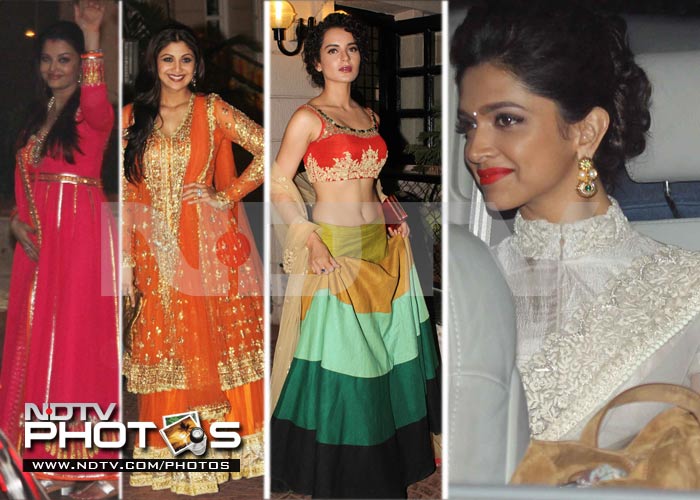 Diwali fashion parade: Ash, Shilpa, Deepika