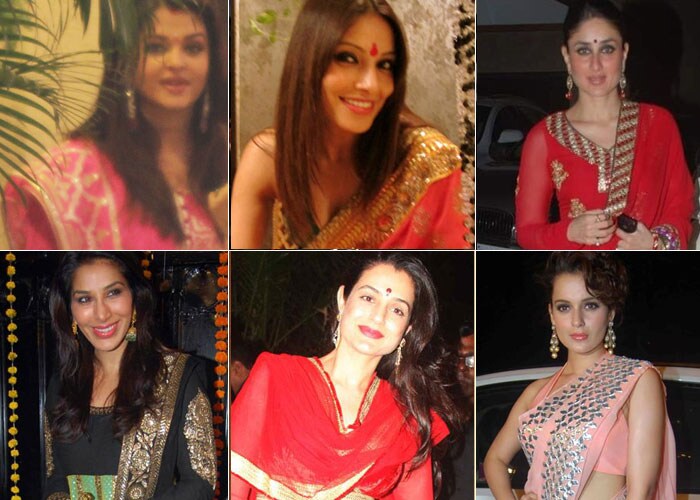 What the stars wore the last few Diwalis