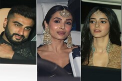 Arjun, Malaika And Ananya At Abu Jani And Sandeep Khosla's Star-Studded Diwali Party Arjun, Malaika And Ananya At Abu Jani And Sandeep Khosla's Star-Studded Diwali Party