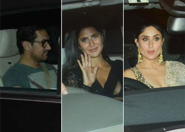 Aamir, Kareena And Katrina Lead Celeb Roll Call At SRK's Diwali Party