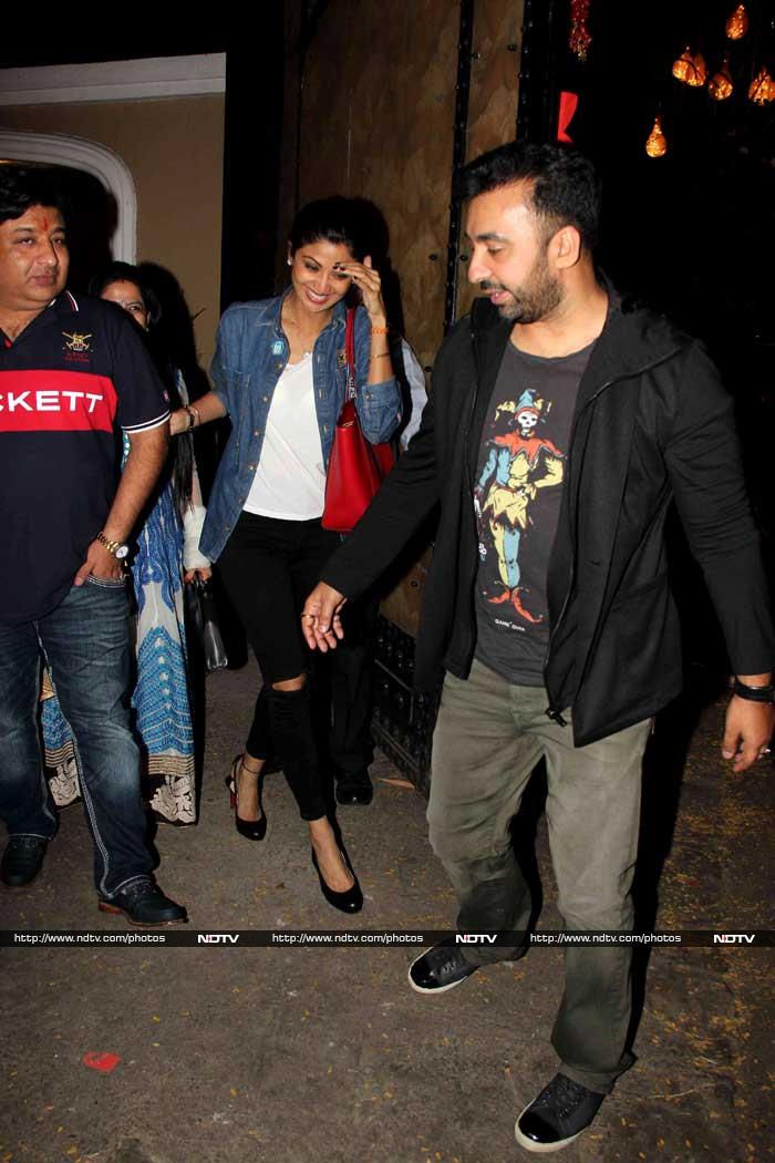 A Party Night with Shilpa Shetty