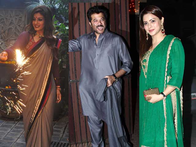 Delightful Diwali: Raveena, Anil, Aamna
