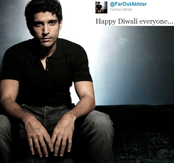 <b>Farhan Akhtar</b>: Happy Diwali everyone...