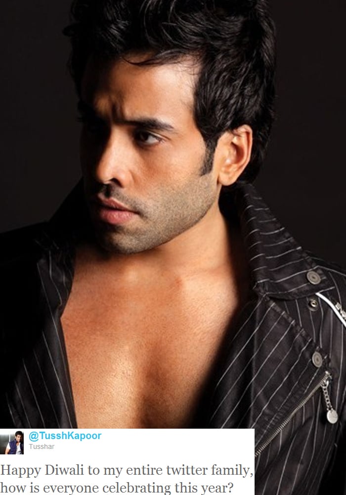 <b>Tusshar Kapoor</b>: Happy Diwali to my entire twitter family, how is everyone celebrating this year?