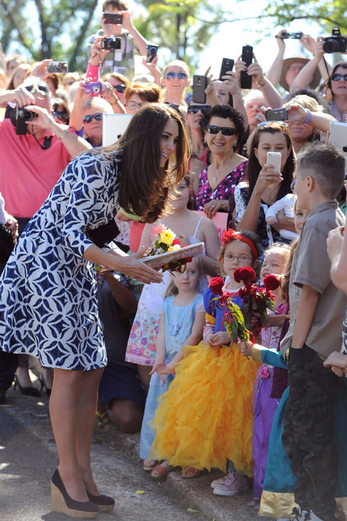 Kate Middleton cuts a fashionable figure Down Under