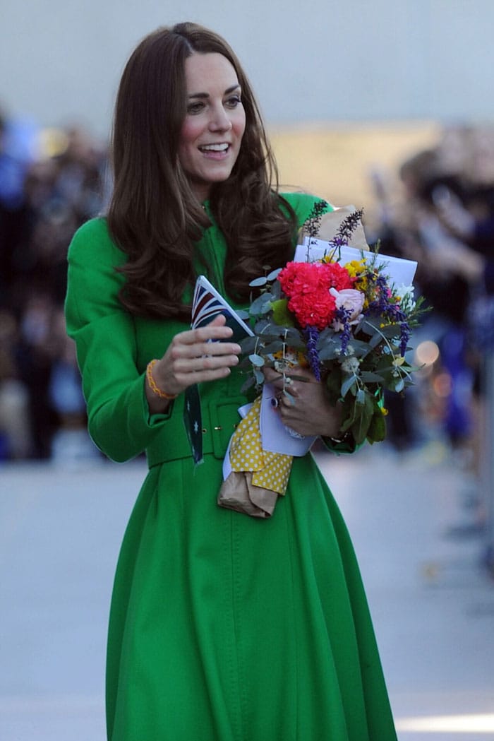 Kate Middleton cuts a fashionable figure Down Under