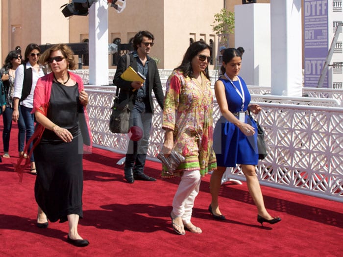 Freida, Mallika at Doha Film Festival