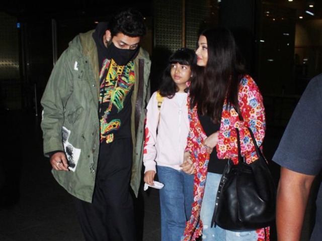 Done With Cannes, Aishwarya Returns To Mumbai With Abhishek And Aaradhya